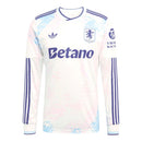 Camisa Aston Villa III 25/26 manga longa - Torcedor Adidas Masculina - Branca