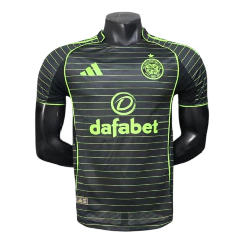 Camisa Celtic II 25/26 - Jogador Adidas Masculina - Preta e verde