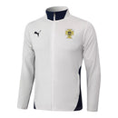 Jaqueta Corta-Vento Seleção Portugal Pré-jogo 25/26 - Masculina Puma - Branca e azul