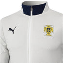 Jaqueta Corta-Vento Seleção Portugal Pré-jogo 25/26 - Masculina Puma - Branca e azul