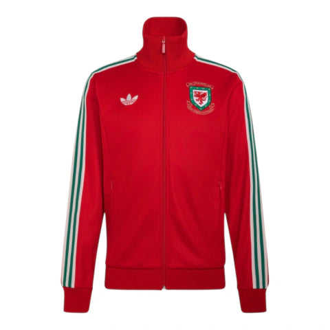 Jaqueta Corta-Vento Seleção País de Gales 150 Anos - Masculina Adidas - Vermelha