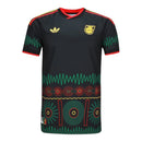 Camisa Seleção Jamaica II 26/27 - Torcedor Adidas Masculina - Preta com detalhes em vermelho e amarelo