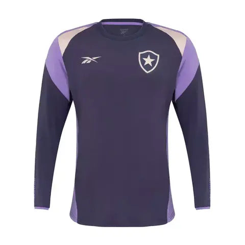 Camisa Botafogo Treino 25/26 manga longa - Torcedor Reebok Masculina - Roxa