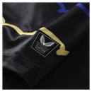 Camisa Everton III 25/26 - Torcedor Castore Feminina - Preta com detalhes em azul e amarelo
