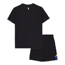 Kit Infantil Everton III 25/26 - Castore - Preto com detalhes em amarelo e azul