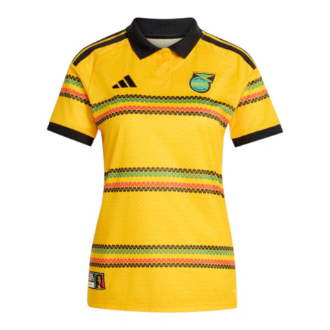 Camisa Seleção Jamaica I 26/27 - Torcedor Adidas Feminina - Amarela