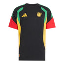 Camisa Seleção Jamaica Treino 26/27 - Torcedor Adidas Masculina - Preta com detalhes em vermelho e amarelo