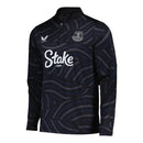 Camisa Everton Pré-jogo III 25/26 manga longa - Torcedor Castore Masculina - Preta e cinza