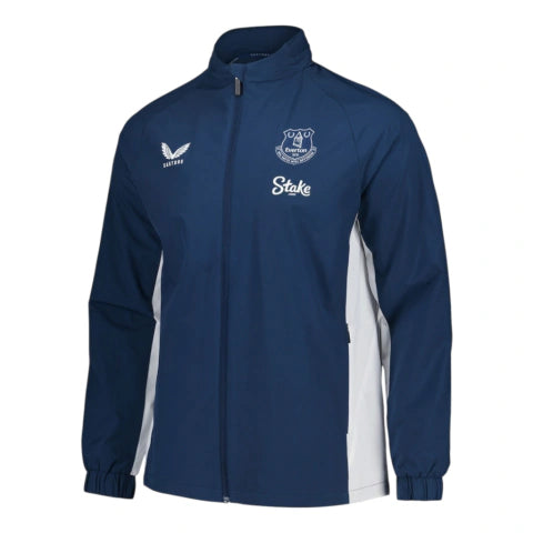 Jaqueta Corta-Vento Everton Treino 25/26 - Masculina Castore - Azul
