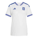 Camisa Seleção Grécia I 26/27 - Torcedor Adidas Feminina - Branca com detalhes em azul