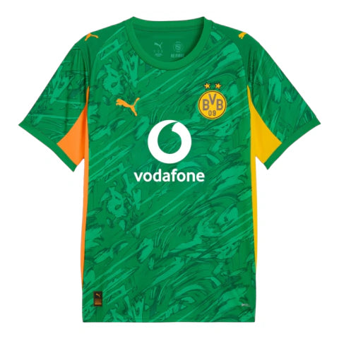 Camisa Borussia Dortmund Goleiro I 25/26 - Torcedor Puma Masculina - Verde