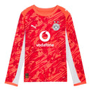 Camisa Borussia Dortmund Goleiro II 25/26 manga longa - Torcedor Puma Masculina - Laranja e vermelha