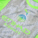 Camisa Manchester City III 25/26 manga longa - Torcedor Puma Masculina - Cinza e verde neon