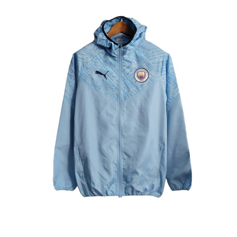 Jaqueta Corta-Vento Manchester City 23/24 Masculina Puma - Azul