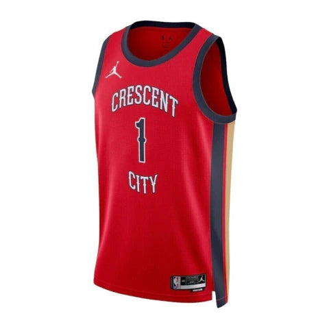 Camiseta Regata NBA New Orleans Pelicans 23/24 - Masculina Nike - Vermelha