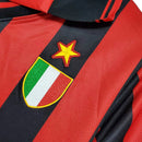Camisa Retrô AC Milan 1996/1997 - Masculina Lotto - Vermelha e preta