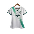 Camisa Palmeiras II 23/24 - Torcedor Puma Feminina - Branca com detalhes em verde