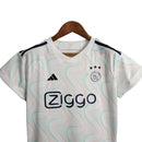 Kit Infantil Ajax Away 23/24 - Adidas - Branco