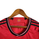 Camisa Manchester United Home 23/24 - Manga Longa - Torcedor Adidas Masculina - Vermelho