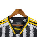 Camisa Juventus I 23/24 manga longa - Torcedor Adidas Masculina - Preta e branca