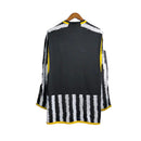 Camisa Juventus I 23/24 manga longa - Torcedor Adidas Masculina - Preta e branca
