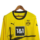 Camisa Borussia Dortmund 23/24 manga longa - Torcedor Puma Masculina - Amarela