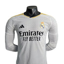 Camisa Real Madrid I 23/24 - Manga Longa - Jogador Adidas Masculina - Branco