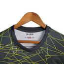 Camisa Paris Saint-Germain IV 23/24 manga longa - Torcedor Nike Masculina - Preta com detalhes em amarelo