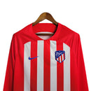 Camisa Atlético de Madrid I 23/24 manga longa - Torcedor Nike Masculina - Vermelha e branca