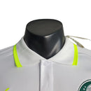 Camisa Palmeiras Treino 23/24 Polo Puma Masculina - Branco e Verde Limão