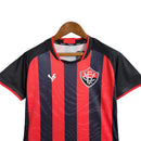 Camisa Vitória I 23/24 - Torcedor Volt Feminina - Vermelha e preta