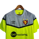 Camisa Sport Recife Treino II 23/24 Umbro Torcedor Masculina - Amarela com detalhes em cinza