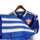 Camisa Retrô Palmeiras III 2019 manga longa - Masculina Adidas - Azul com detalhes em branco