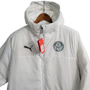 Jaqueta Corta-Vento Palmeiras 23/24 - Masculina Puma - Branca com detalhes em verde