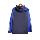 Jaqueta Corta-Vento Cruzeiro 23/24 Masculino Adidas - Azul escuro com detalhes em branco