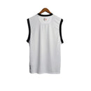 Camiseta regata Vasco da Gama I 23/24 Kappa Torcedor Masculina - Branco com detalhes na faixa em preto