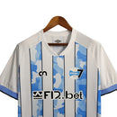 Camisa Grêmio 23/24 - Torcedor Fut7 Masculina - Branca com detalhes em azul