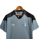 Camisa Grêmio Treino 23/24 - Torcedor Umbro Masculina - Cinza com detalhes em preto