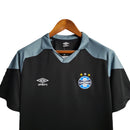 Camisa Grêmio Treino 23/24 - Torcedor Umbro Masculina - Preta com detalhes em cinza