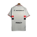Camisa Retrô São Paulo I 2000 - Torcedor Masculina Penalty - Branca com símbolo da Motorola
