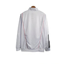 Jaqueta Corta-Vento São Paulo 23/24 Masculina Adidas - Branca com detalhes em preto