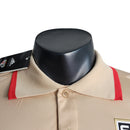 Camisa Polo São Paulo 23/24 Adidas Torcedor Masculina - Bege com detalhes em preto
