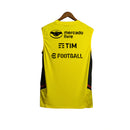 Camisa Regata Flamengo 23/24 Torcedor Masculino - Amarela com detalhe em preto