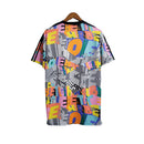 Camisa Flamengo Edição Especial 23/24 Torcedor Masculina - multicolorida com detalhes em branco