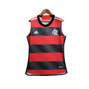 Camisa Regata Flamengo I 23/24 Torcedor Masculina - Vermelha e preta