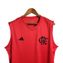 Camisa Regata Flamengo I 23/24 Torcedor Masculina - Vermelha e preta