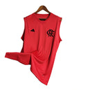 Camisa Regata Flamengo I 23/24 Torcedor Masculina - Vermelha e preta