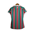 Camisa Fluminense 23/24 I - Feminina Umbro - Tricolor com patches libertadores