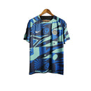 Camisa Inter de Milão Treino 23/24 - Torcedor Adidas Masculina - Azul com detalhes em verde e branco