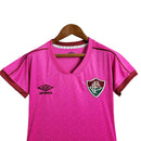 Camisa Fluminense Edição especial outubro rosa 23/24 - Feminina Umbro - Rosa com detalhes em tricolor